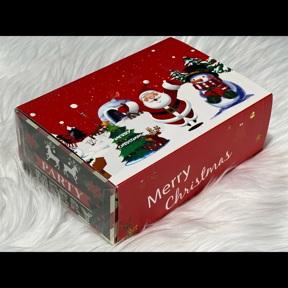 (2 pack) Christmas Hand Towels 12 x 18 inch & Bath Bombs Gift Set -100% Cotton - Picture 9 of 11